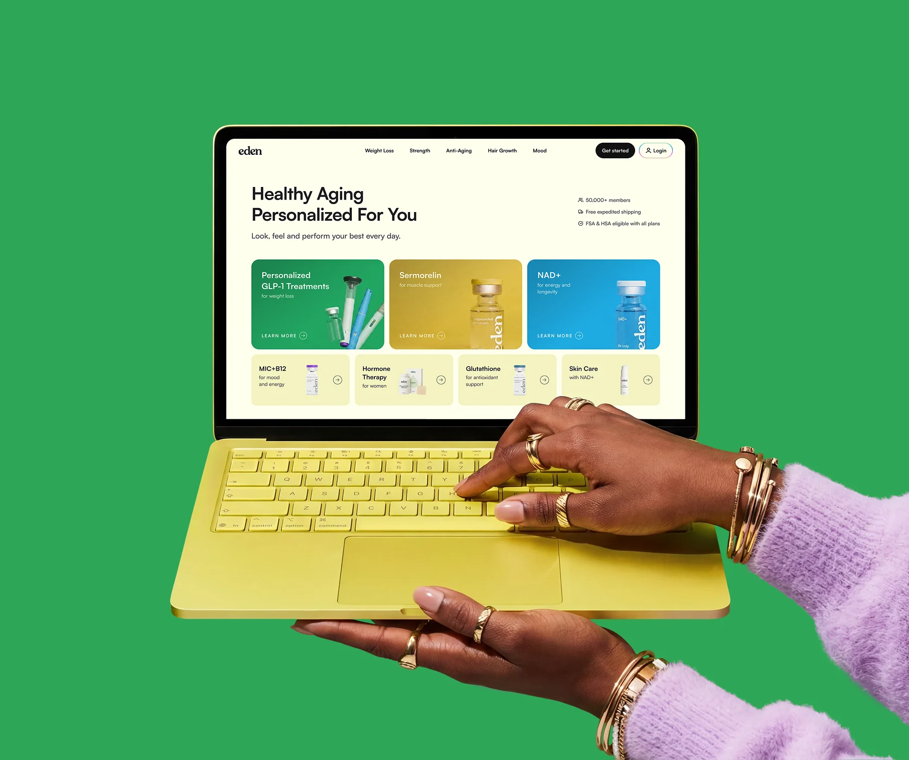 Telehealth Website Design Agency Case Study – TryEden Healthcare Platform by Dstudio