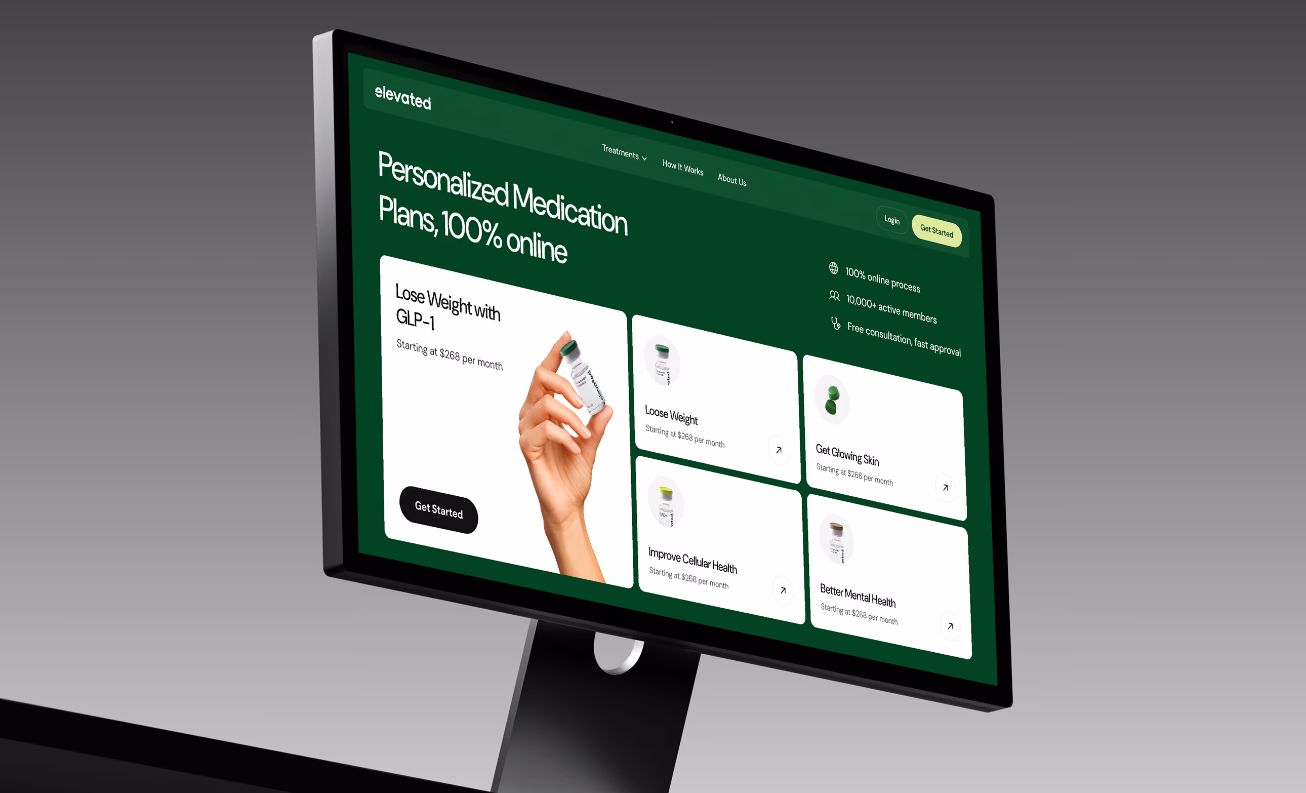 Telehealth Website Design for TryEden Healthcare Platform